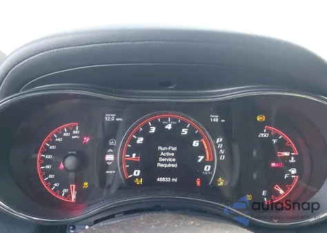 2019 Dodge Durango Srt Awd из США, поврежденный, VIN 1C4SDJGJ2KC792350